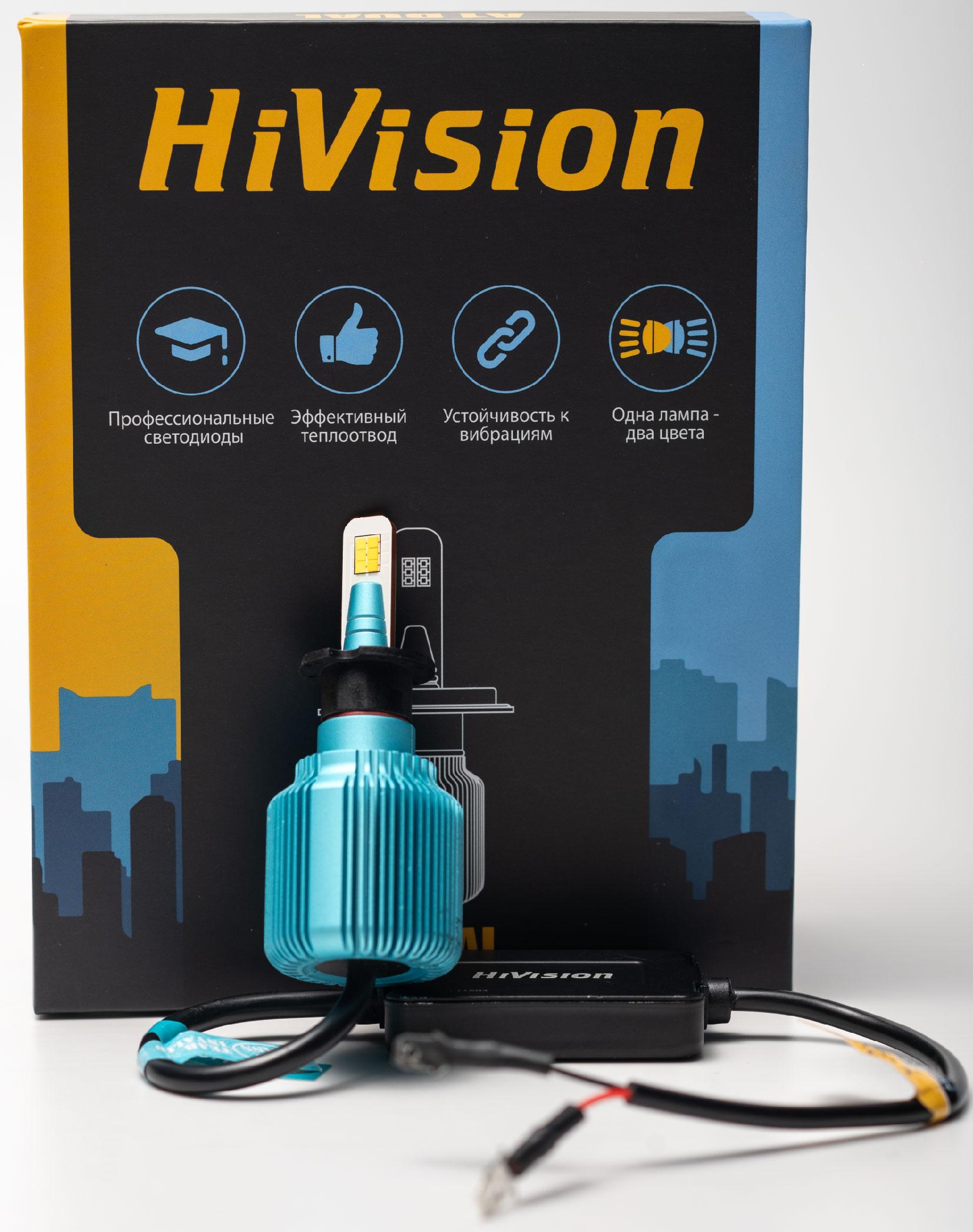 Лампа светодиодная "HiVision A1 DUAL" H3 6000K/3000K
