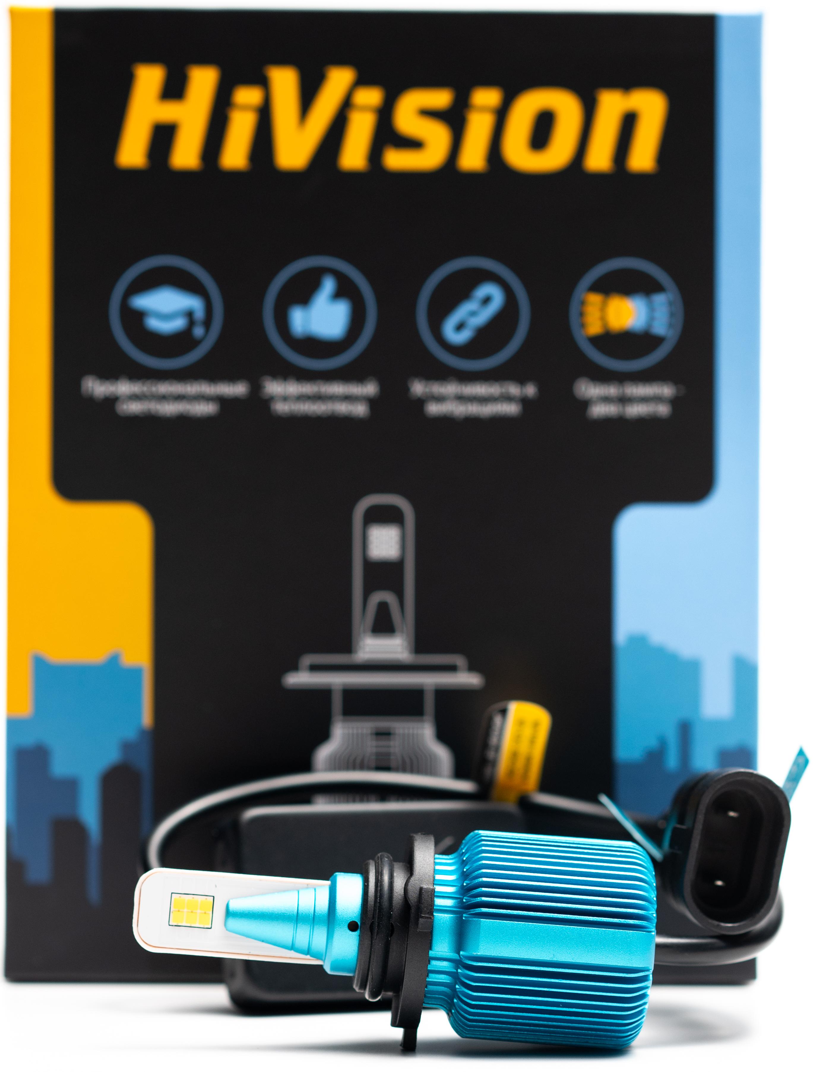 Лампа светодиодная "HiVision A1 DUAL" HB4/9006 6000K/3000K